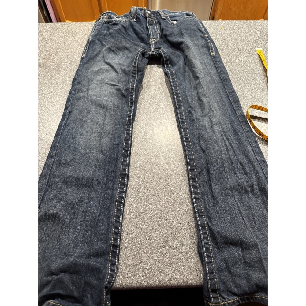 ARIAT Men's M5 Marston Straight Jean Gambler Blue Wash Size 30/32 EUC A8